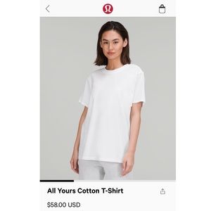 Lululemon Purple All Yours Tee